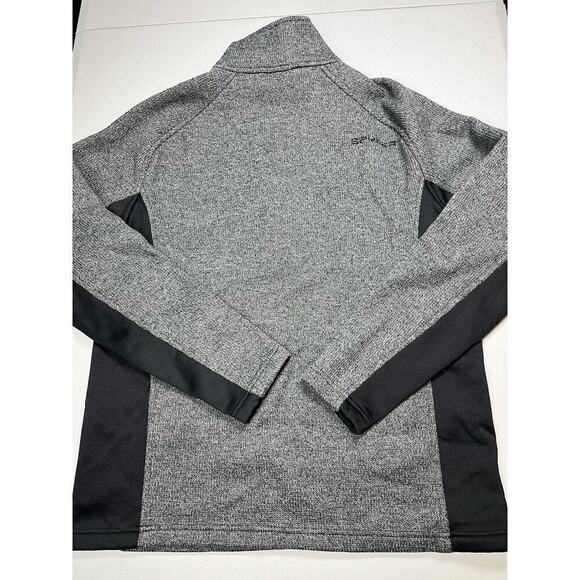 Spyder Mens Gray Pull Over 1/4 Zip Long Sleeve Size L - Picture 6 of 6